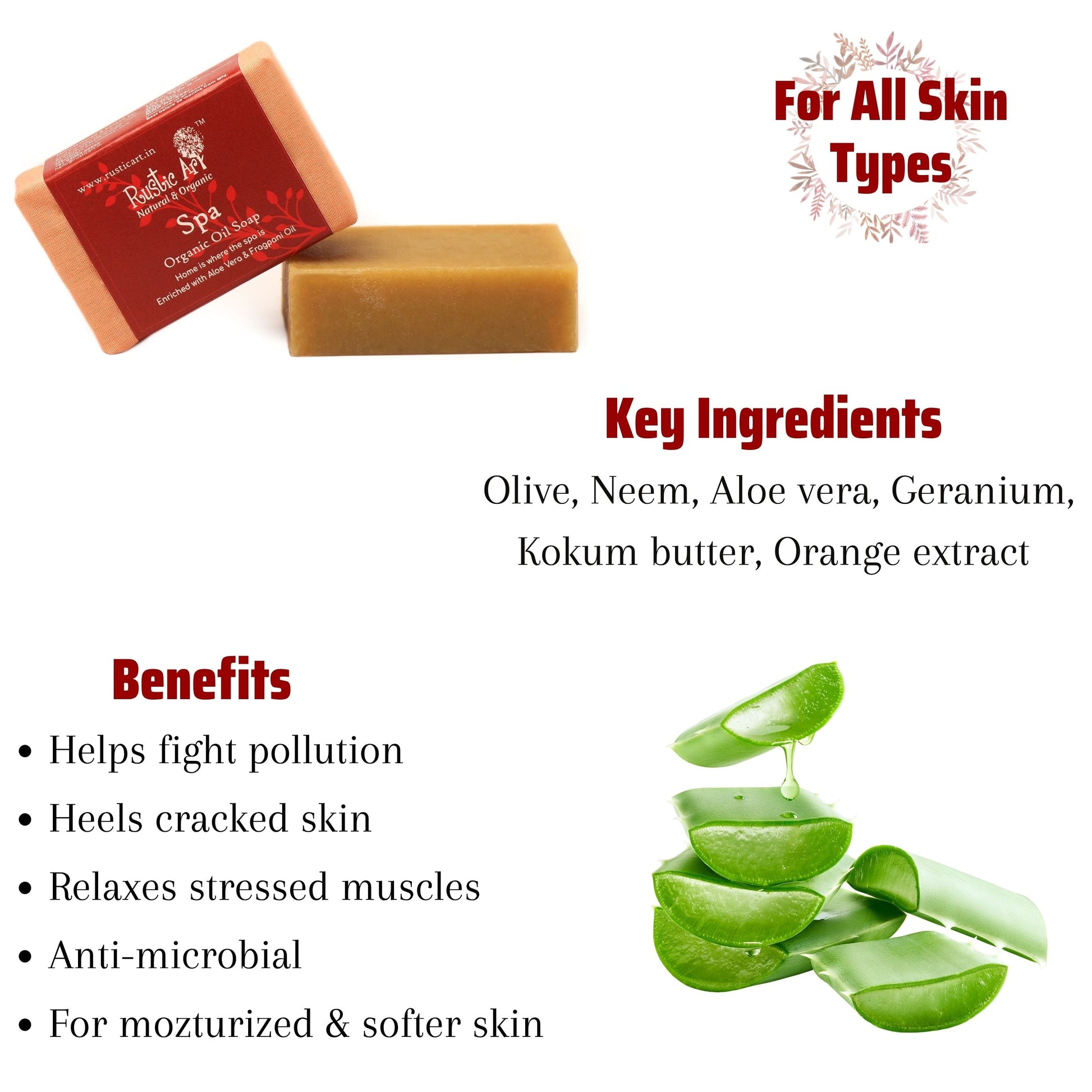 Spa Soap (100gm), Rustic Art