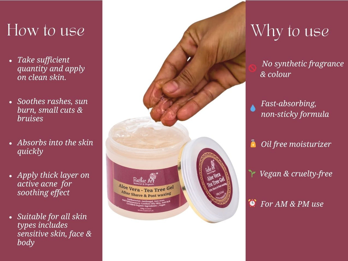Aloe Vera Tea Tree Gel (100 gm)