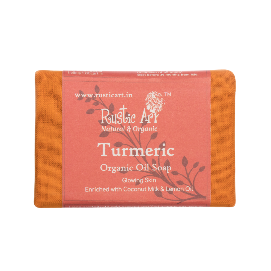 Turmeric Soap (100gm), Rustic Art