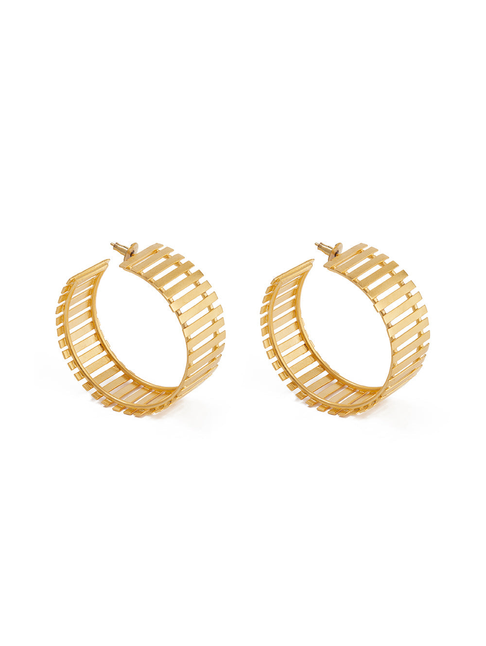 Striped Fence Hoops