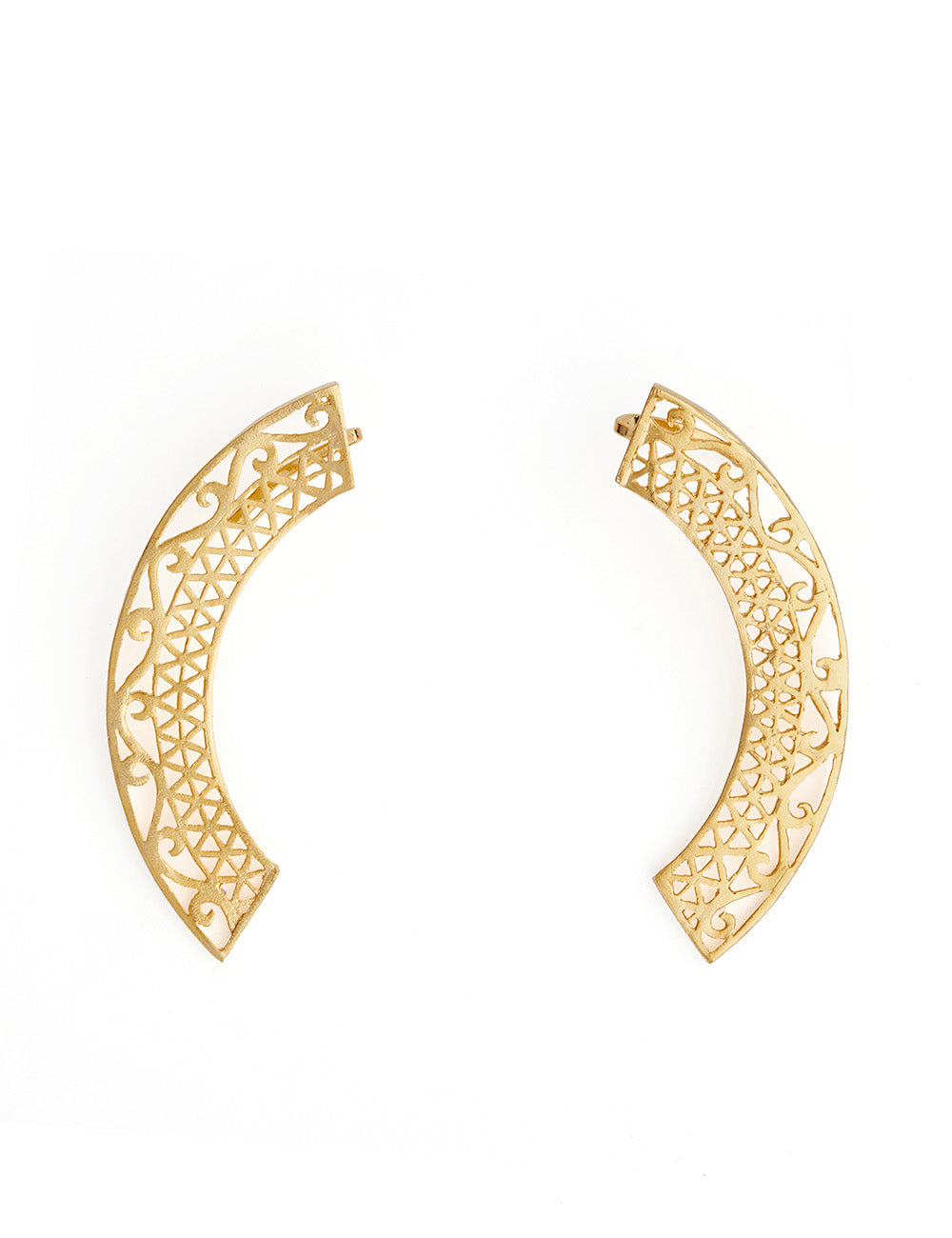 Kalchakra Lattice Ear Cuff