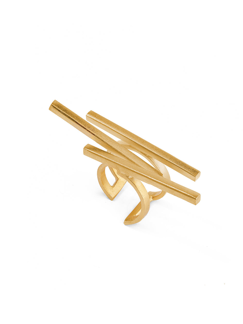 Layered Line Ring