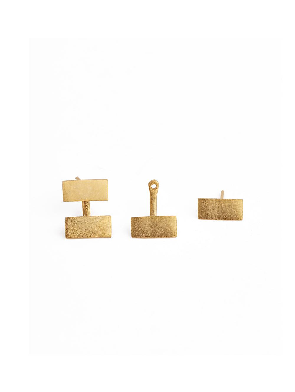 Biscuit Drop Earrings
