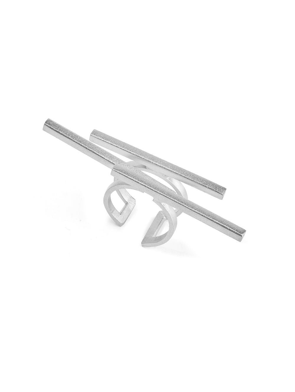 Layered Line Ring