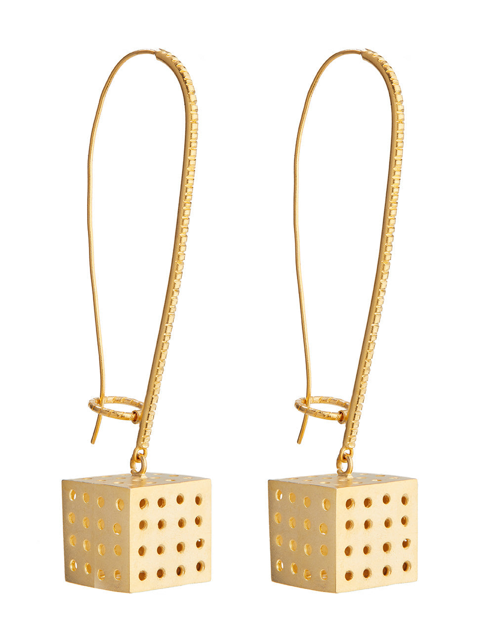Golden Paasa Danglers