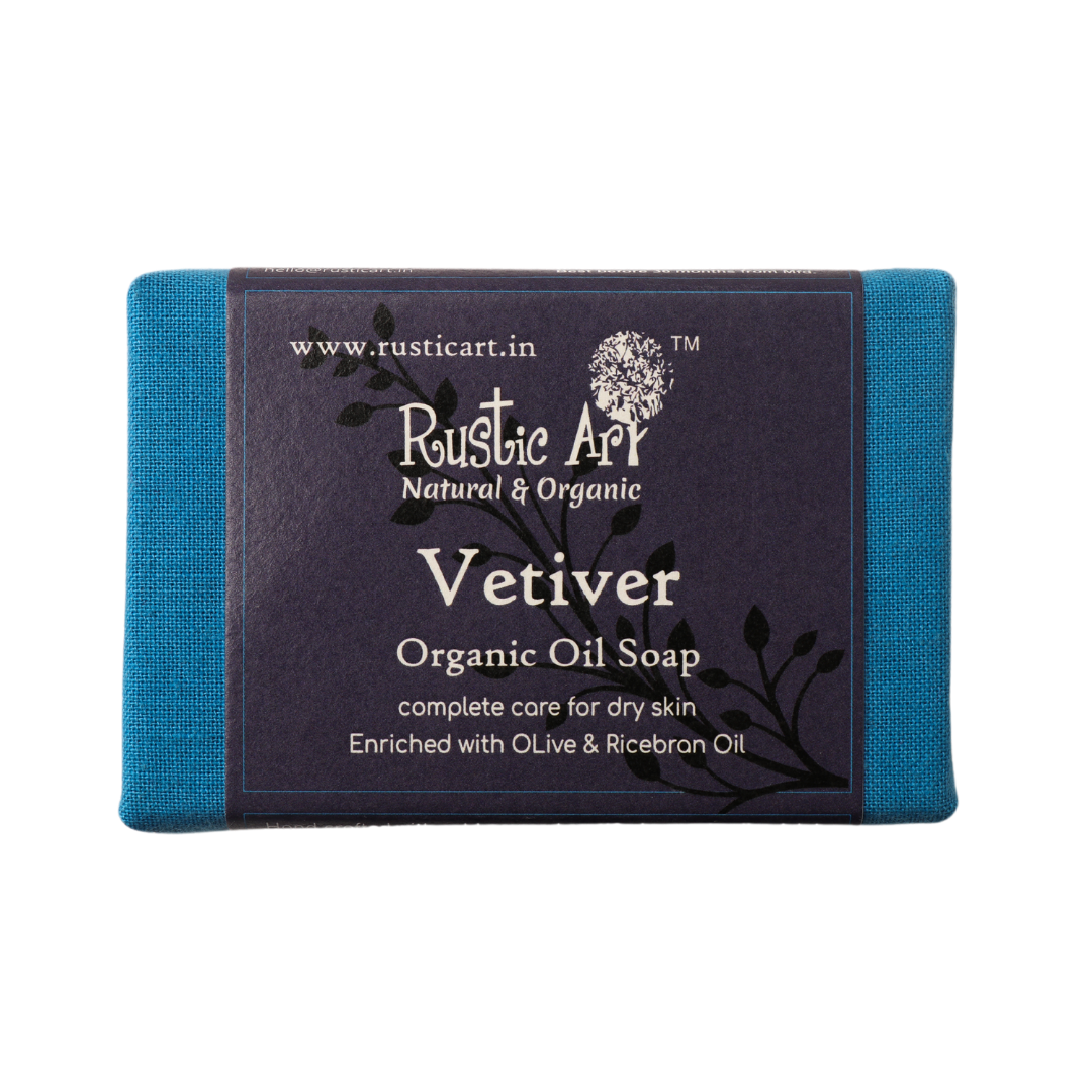 Vetiver Soap (100gm), Rustic Art