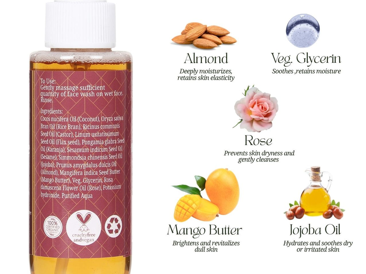 Wild Rose Face Wash (100ml)