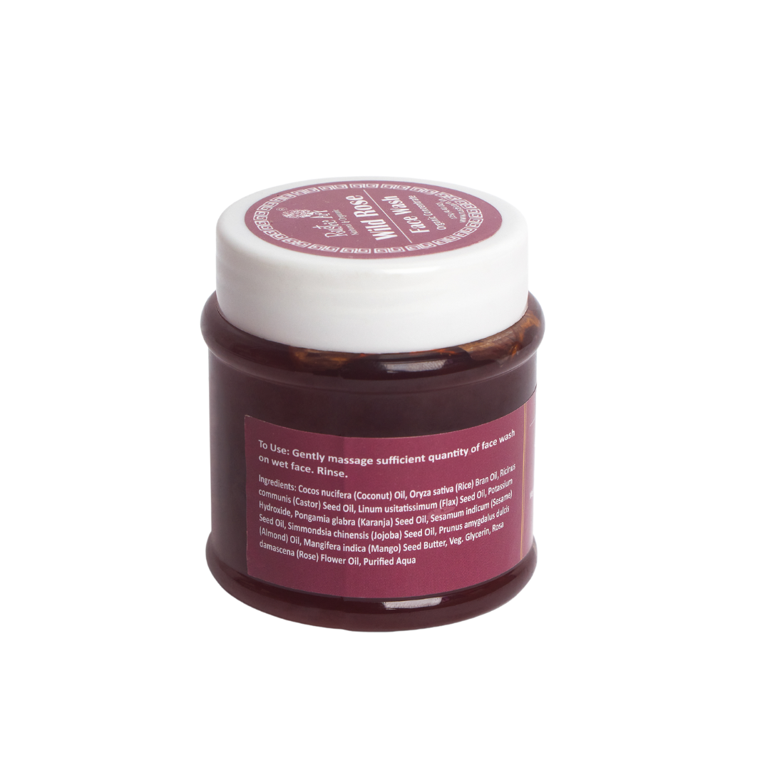 Wild Rose Face Wash Concentrate (125gm), Rustic Art