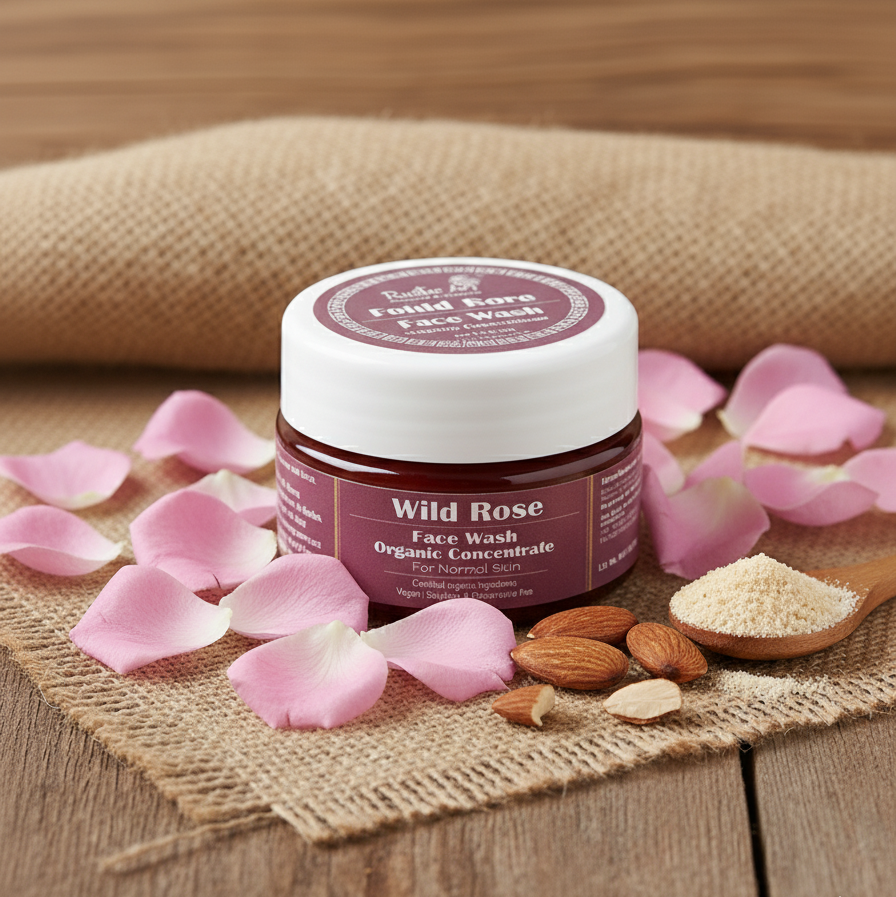 Wild Rose Face Wash Concentrate (50gm), Rustic Art
