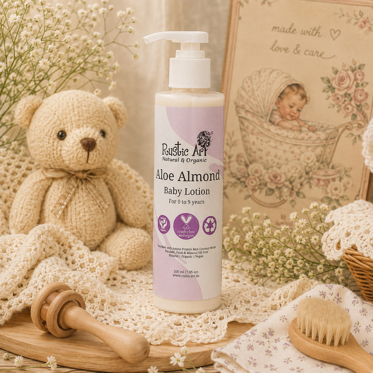 Aloe Almond Baby Lotion with Vit. E (200ml)