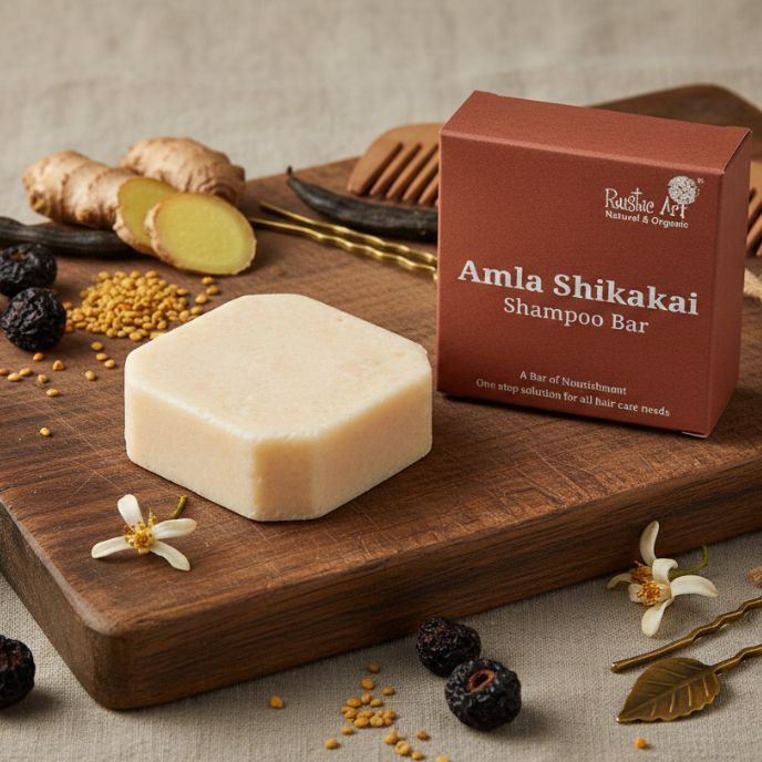 Amla Shikakai Shampoo Bar | All Hair Types (75g)