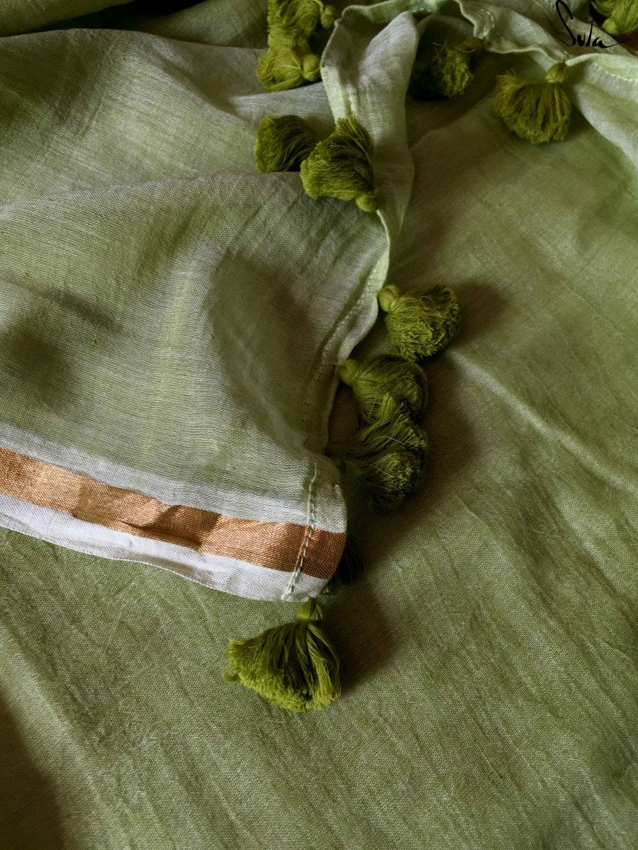 Baby olive with rust gold - Suta Bombay