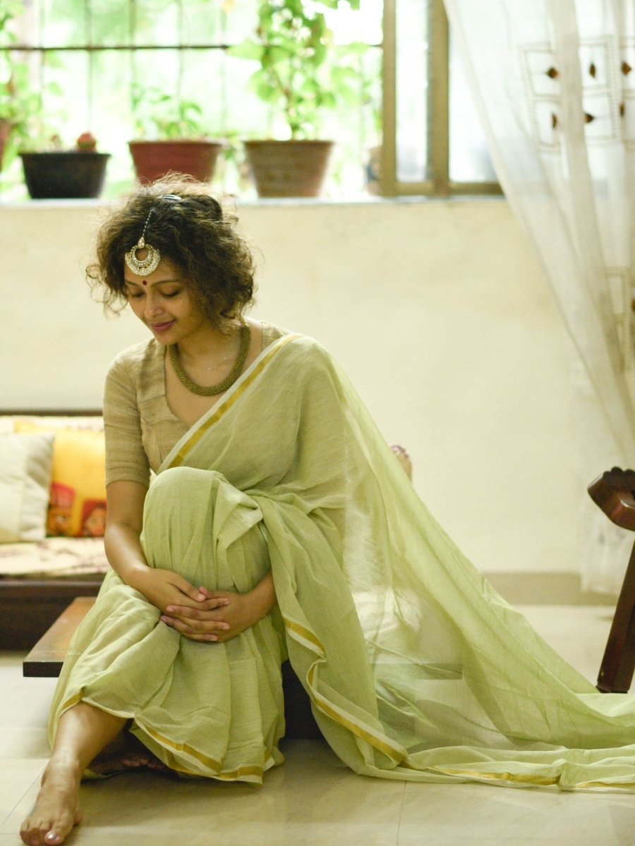 Baby olive with rust gold - Suta Bombay