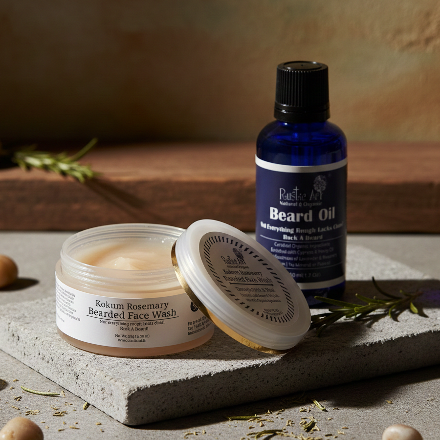 Bearded Blues: Bearded Face Wash 50 gm + Beard Oil 50 ml
