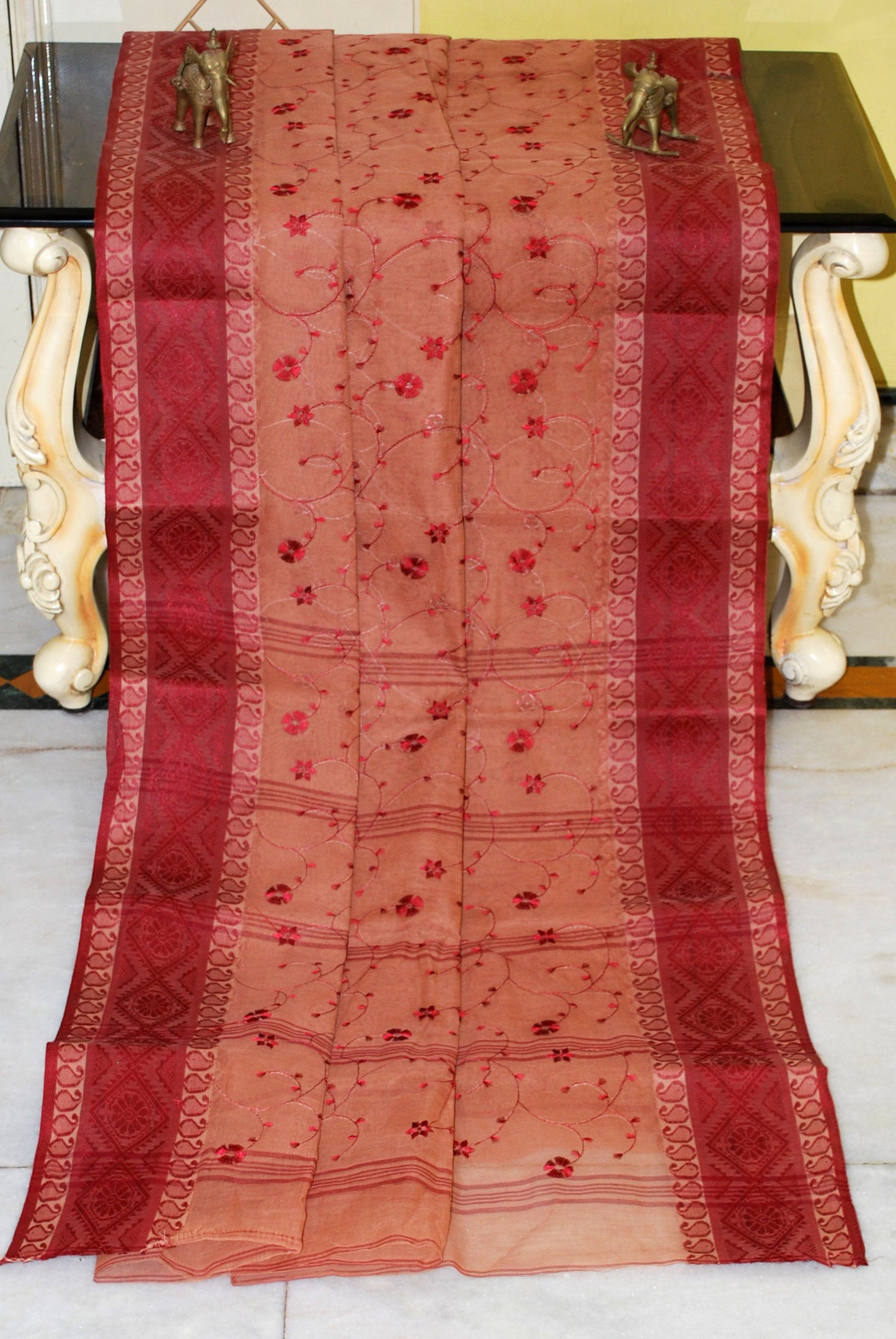 Chestnut Brown and Maroon