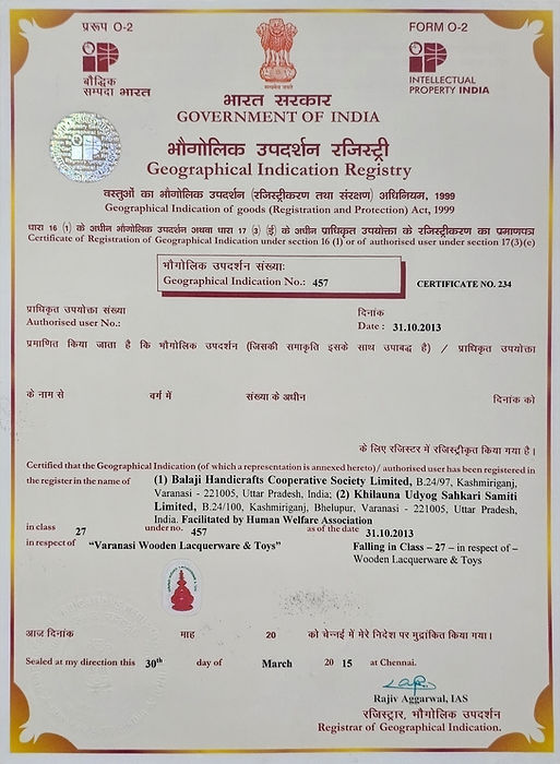 Wooden Rikshaw Handpainted Banaras Wooden Handicraft