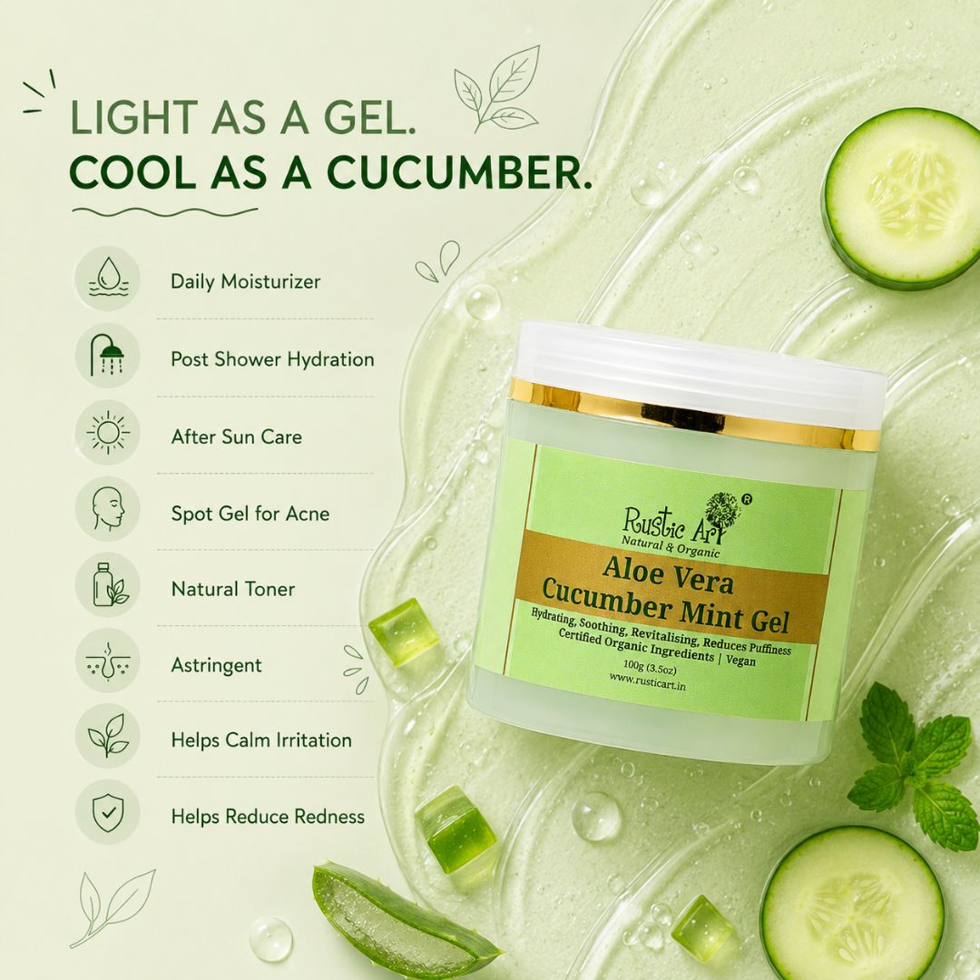 Aloe Vera Cucumber Mint Gel (100gm)