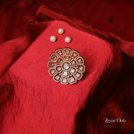 Zevar Club Opulent Dazzling Ring (18K Gold Plated)