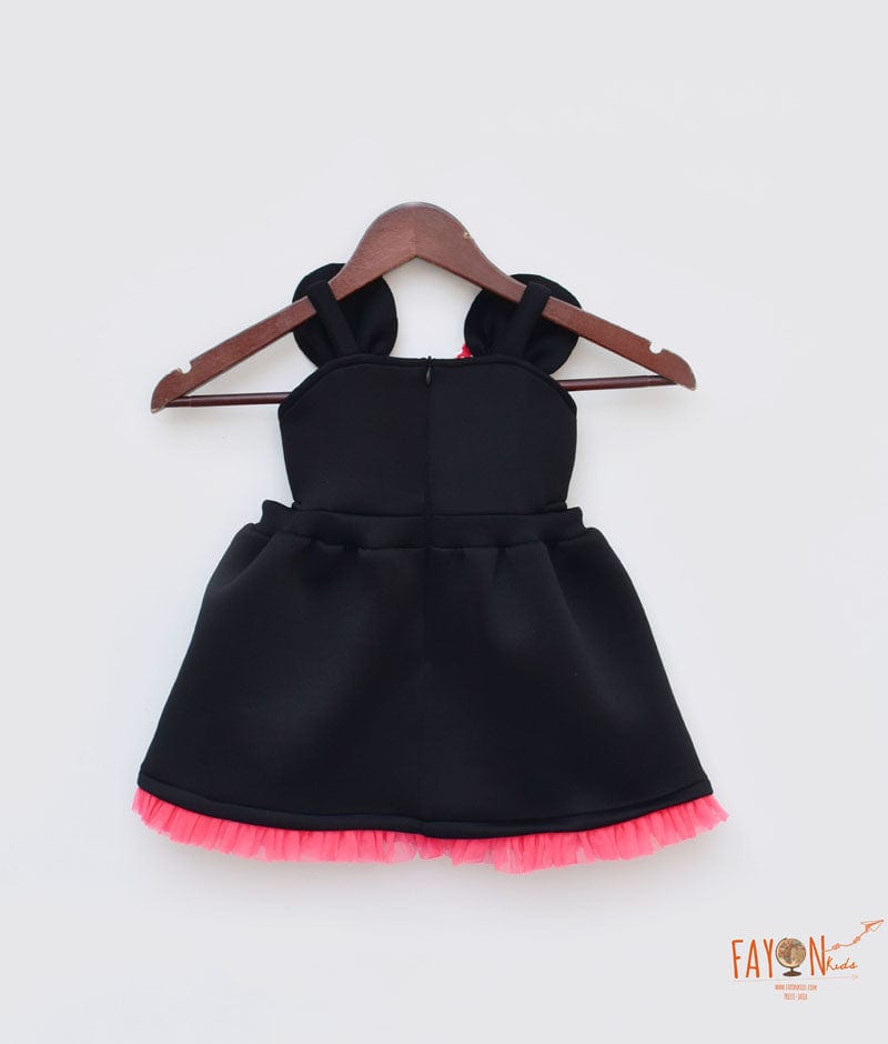 Black Lycra Dress for Girls