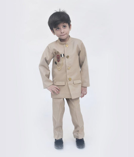 Gold Bandgala with Pant for Boys