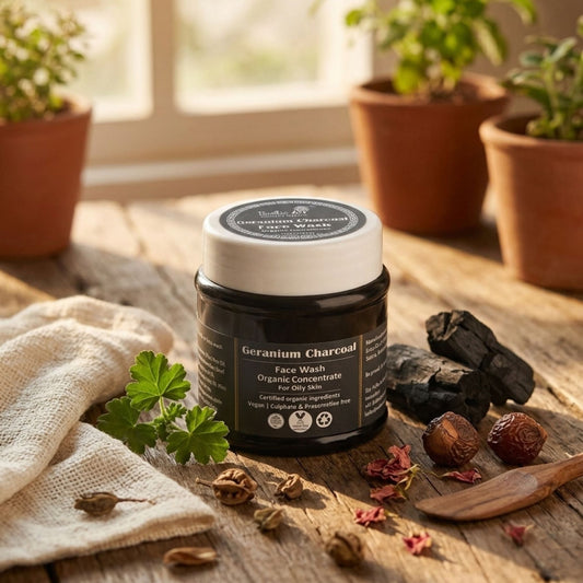 Geranium Charcoal Face Wash Concentrate (125gm)