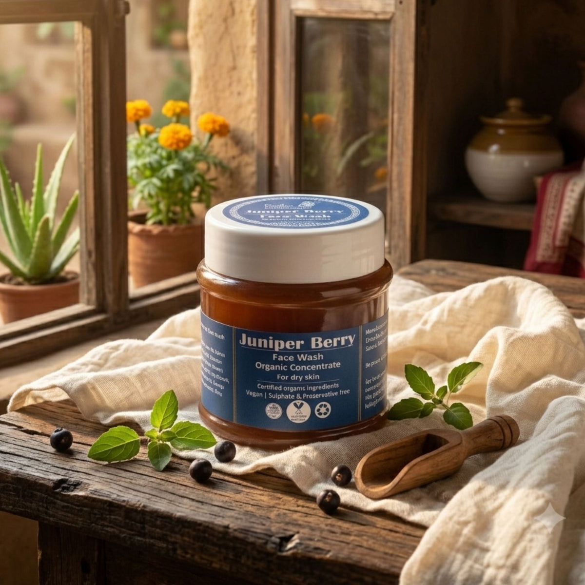 Juniper Berry Face Wash Concentrate (125gm)