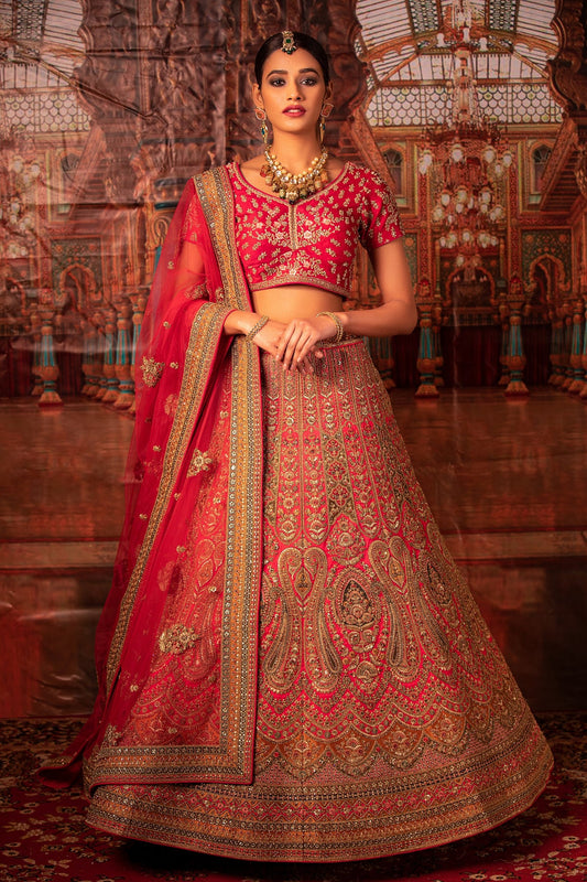 Katyayani Magenta Pink Bridal Lehenga