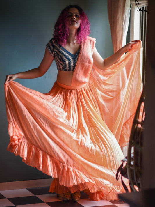 Khatta-Meetha Sa Mann (Pre Stitched Saree) - Suta Bombay