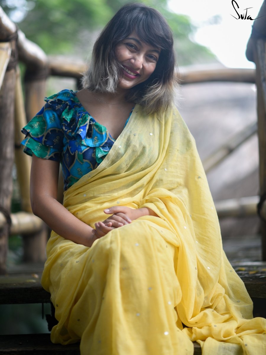 Lemon yellow chumki - Suta Bombay