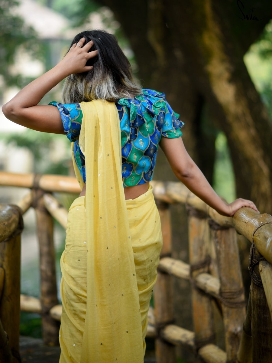 Lemon yellow chumki - Suta Bombay