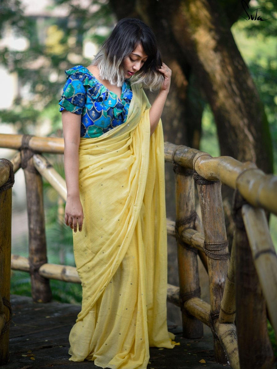 Lemon yellow chumki - Suta Bombay