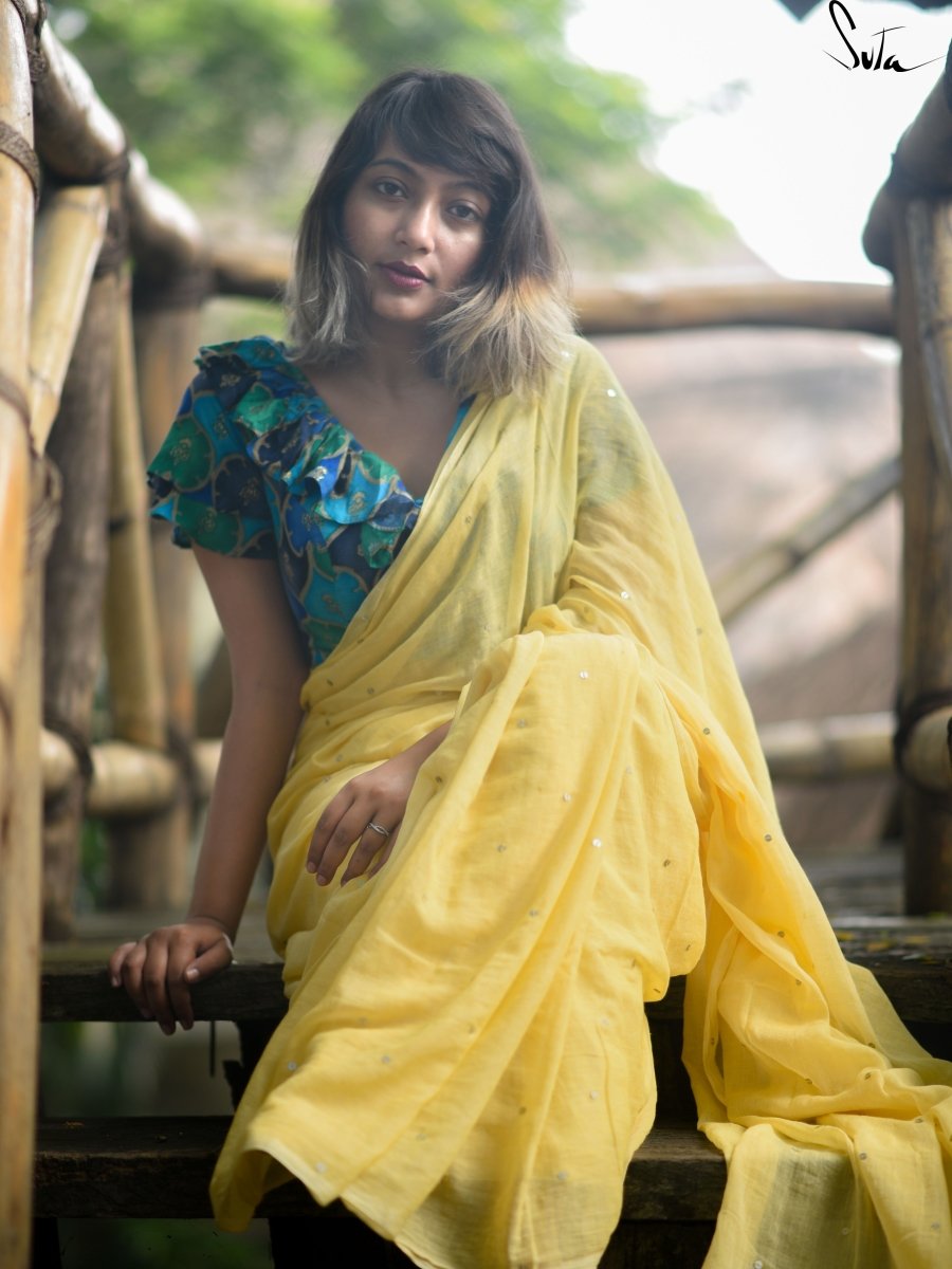 Lemon yellow chumki - Suta Bombay