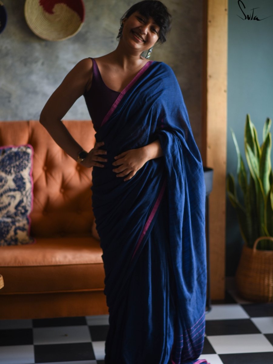 Ma's Sapphire And Rose Quartz Ring - Suta Bombay