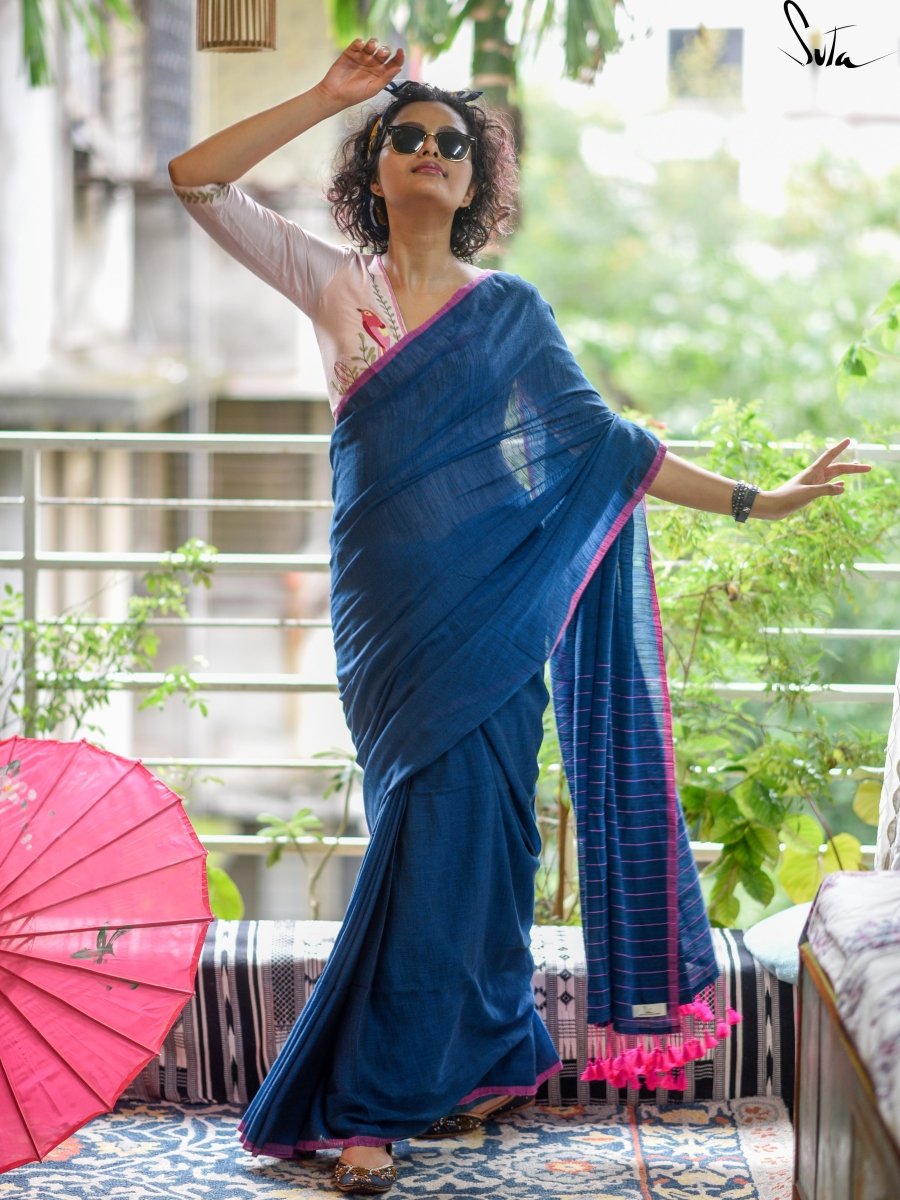 Ma's Sapphire And Rose Quartz Ring - Suta Bombay