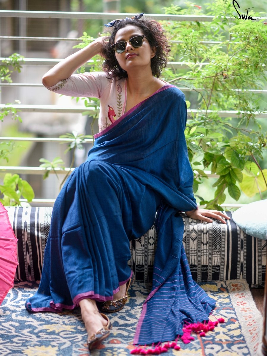 Ma's Sapphire And Rose Quartz Ring - Suta Bombay