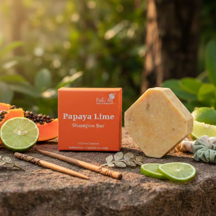 Papaya Lime Shampoo Bar | All Hair Types (75g)