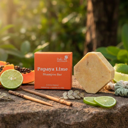 Papaya Lime Shampoo Bar | All Hair Types (75g)