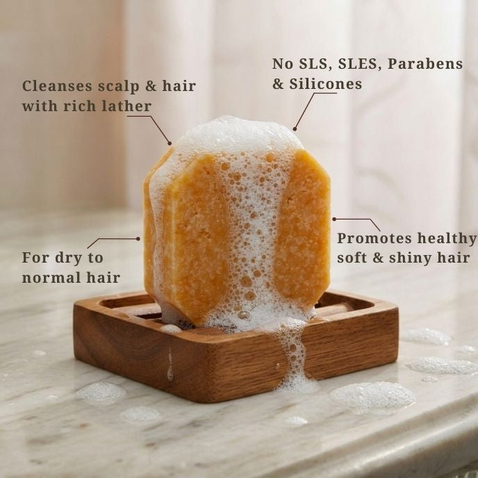Papaya Lime Shampoo Bar | All Hair Types (75g)