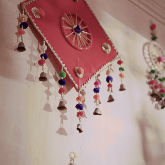 Light Purple Cotton Thread & Mirror Work Navratri Chaniya Choli