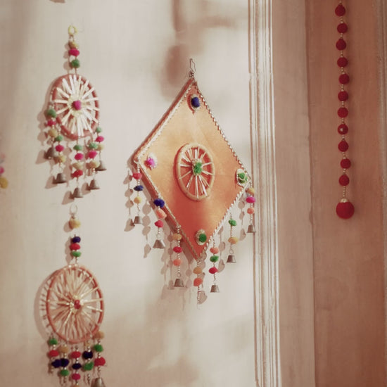 Rani Pink Viscose Rayon Thread & Mirror Work Navratri Chaniya Choli