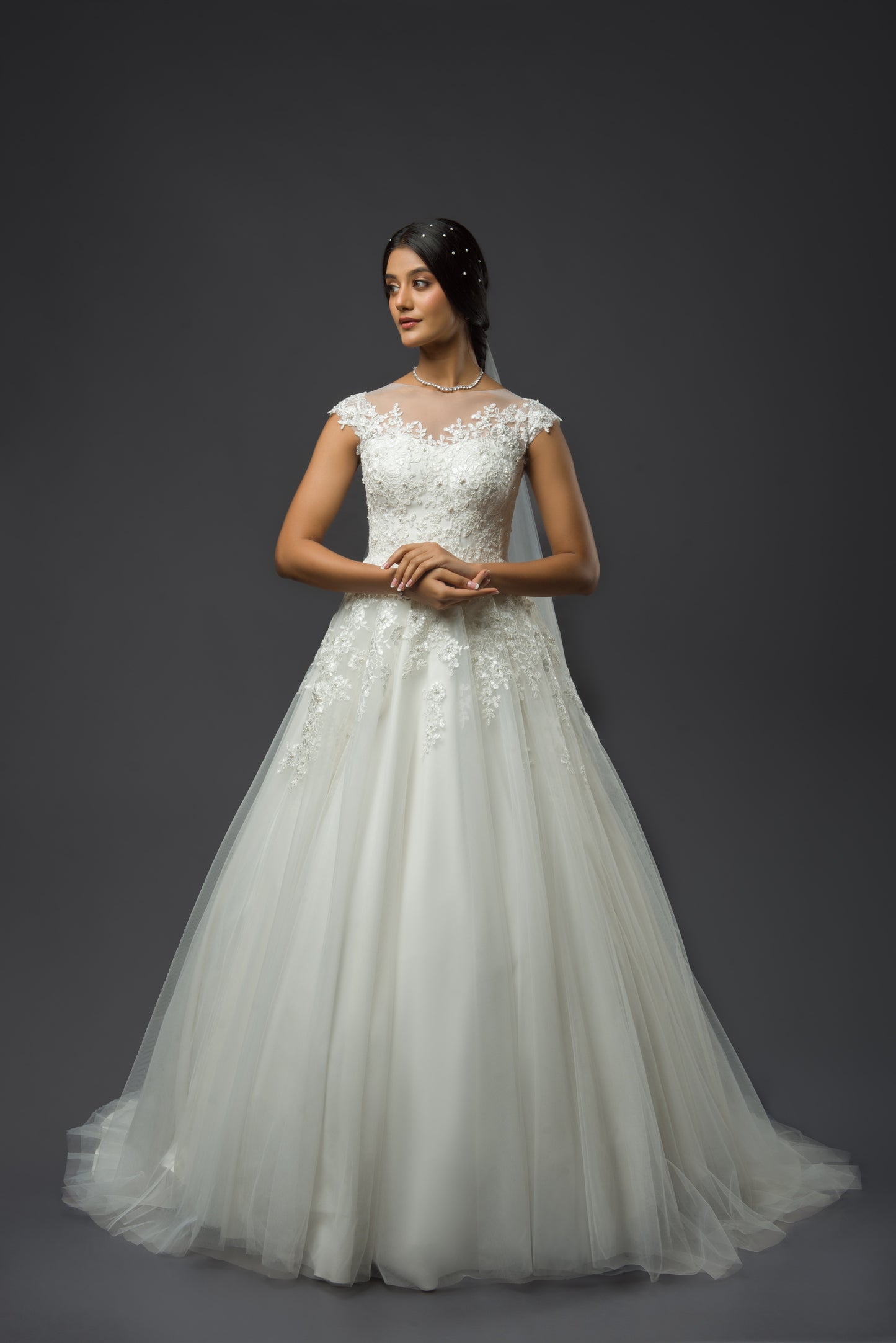 Elegant Christian Wedding Accessories Veil Christian Wedding Gowns