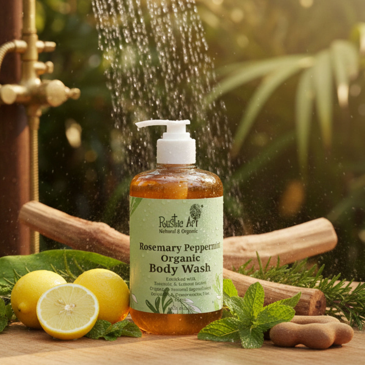 Rosemary Peppermint Body Wash (300ml)