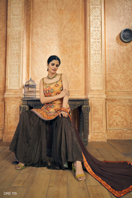 Innovative Resham Multi Color Designer Suit